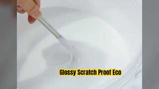 Глянцевое покрытие на водной основе, устойчивое к царапинам