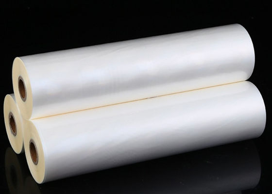 Хорошие барьерные свойства Бопп Термическая матовая ламинация пленка горячая ламинация Ева Пластиковый клей