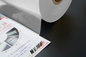22миллиметровый глянцевый клеевой пленка для термоламинации с EVA клеем PET для пятничной УФ-печати