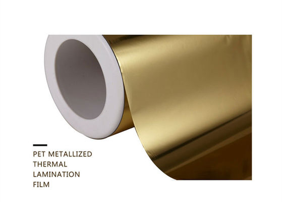 Good price ISO9001-2015 Сертифицированная золотая/серебряная металлизированная пленка для косметики Ламмирование коробки 3 дюйма Бумажное ядро Экологически чистые и долговечные онлайн