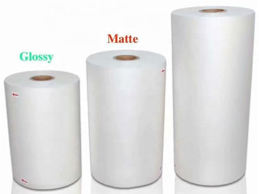 Good price 25 микронная Bopp Matte Thermal Lamination Film для упаковки бумажных изделий онлайн